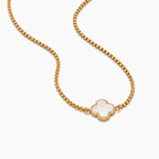 Collar Perla Trébol