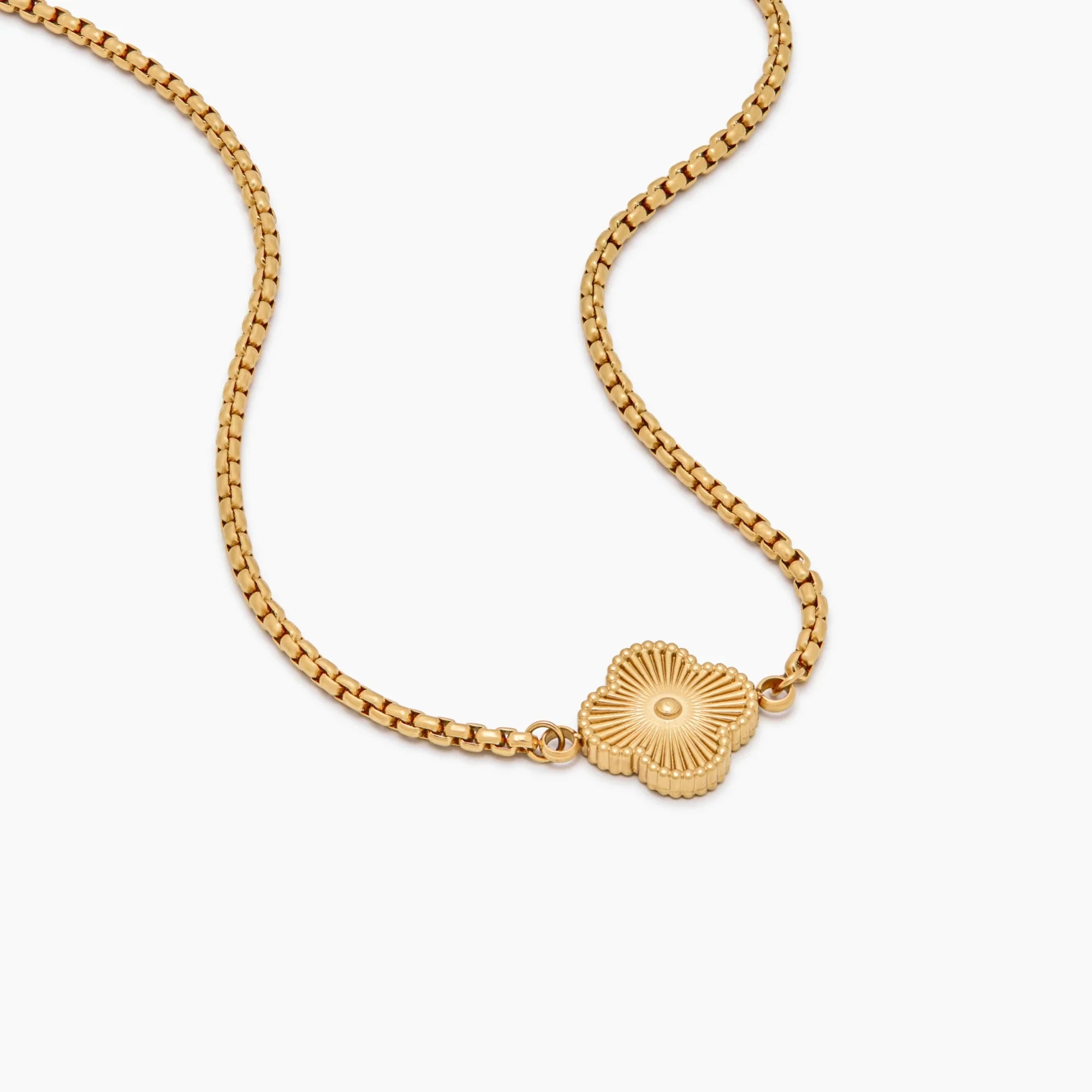 Collar Perla Trébol